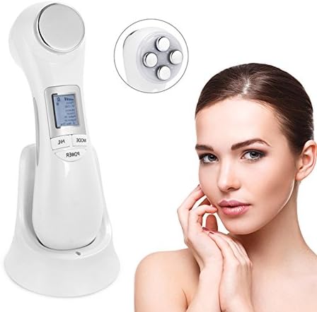 Beauty Therapy Face Lifting Massager 5 In 1 LED RF EMS USB Charging Photon Skin Rejuvenation Ultrasonic Device