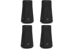 LYITZW 4 Pièces Protecteur en Caoutchouc Embouts pour bâtons de Marche Nordique Trekking Protecteurs pour Asphalte Tampon pour Bâtons de Trekking