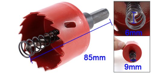 6 mm Twist Bohren Bit Holz Schneiden 42 mm Dia Bimetall Lochsäge Cutter - 2