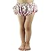 Wennikids Newborn Baby Girls Toddler Pink Floral Satin ruffle bloomers Nappy Diaper Covers Medium
