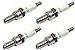 Produktbild Zündkerze Set 4 Stück NGK CR8EB für Aprilia Arctic Cat Benelli BMW Derbi Gilera Husqvarna Kawasaki Malaguti Peugeot Piaggio Suzuki SWM Vespa