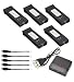 Produktbild HYF STONE Quadrocopter Drohne Akku Batterie, 3.7V 500MAH Lipo Battery mit Adapterkabel für E58 S168 JY019 WiFi RC Quadrocopter Drohne Ersatzteile (5pcs)