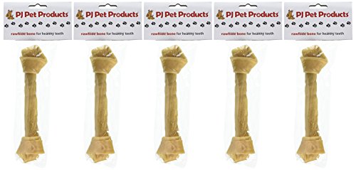 PJ-Pet-Poducts-Rawhide-Knotted-Bone-21-cm-5-x-100-g