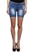 Miss Wow High Waist Denim Shorts for Women (LBLU1061_Light Blue) RS.579.00