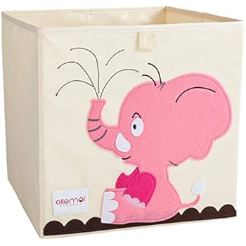 ELLEMOI Aufbewahrungsboxen für Kinderzimmer Große Kapazität Faltbar