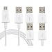 Produktbild Micro-USB-Kabel, ibarbe 1er Pack 6 ft Premium Micro USB Kabel High Speed USB 2.0 A Stecker auf Micro-B-Sync und langlebig Ladekabel Kabel Samsung, HTC, Motorola, Nokia, Android, und mehr (weiß)