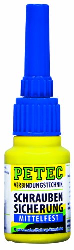 Petec 91010 Schraubensicherung Mittlefest, 10 g