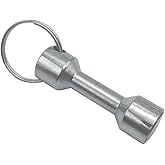 Magnet Keychain - Stainless - Neodium Magnet Gift Keychain. It adheres to metal surfaces and removes your keychains