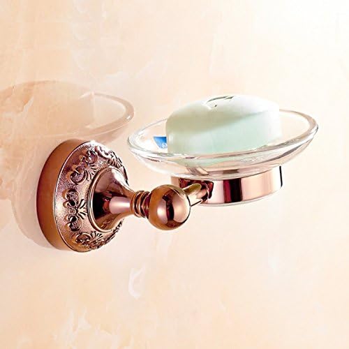SNHWARE New Single Dish Soap Box With Conceualics Simple And Convenient For Bathroom,RoseGold