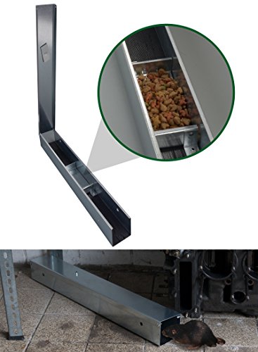 Gardigo Profi Metall-Köderfalle 60 cm, Mausefalle, Rattenfalle, Köderstation, Köderbox, für Giftköder