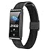 Produktbild Muium X11 Smart Watch IP68 Armband Sport Fitness Aktivität Herzfrequenz Tracker Blutdruck Uhr mit Schlafmonitor Schrittzähler Kalorienzähler für Kinder Damen Herrn für Android IOS (Schwarz)