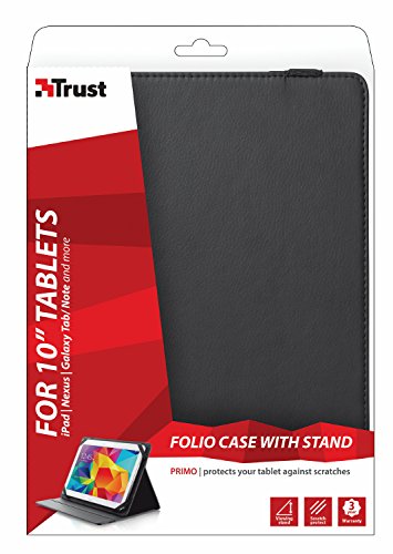 Trust Primo Tablet Hülle 10.1″ – universal Hülle mit Stand für Tablet bis 25,7 cm (10,1 Zoll) schwarz - 7