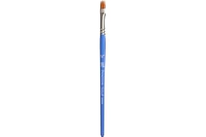 Princeton Série 3750 Select Pinceau pour peinture acrylique, huile, aquarelle Différents matériaux, bleu, Grainer 1/4 Inch