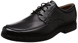 Leder Clarks Herren Un Aldric Park Derbys, Schwarz (Black Leather), 44 EU