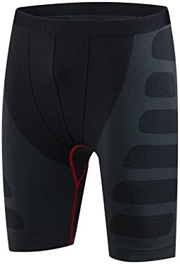 JUNQI Men Sports Bodybuilding Compression Jogging Running Fitness Thermal Tights Gym-Clothing Skins Sweatpants Training Active Shorts M-XXL