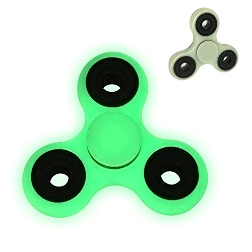 Tribangke Luminous Tri-Spinner Fidget Toy Stress Reducer Relief EDC ADHD Autism Finger Toy for Killing Time Grey-White Tribangke Luminous Tri-Spinner Fidget Toy Stress Reducer Relief EDC ADHD Autism Finger Toy for Killing Time Grey-White