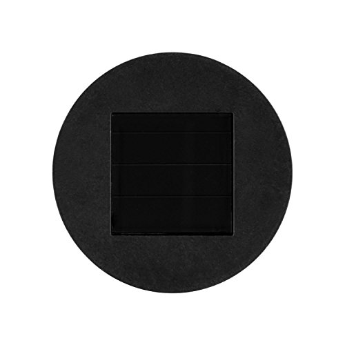 oneConcept • Tulipan • Außenleuchten • Solarleuchten Garten • Wegeleuchten • LED • 6er Set • Tulpenform • Stecklampen • geeignet für alle Außenanlagen • spritzwassergeschützt nach IP44 • Solar-Akku-Betrieb • gebürsteter Edelstahl • Erdspieß • schwarz-silber - 4