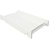 Puckdaddy Mika | Fasciatoio - 87x44,5 cm | Fasciatoio in legno bianco | Fasciatoio attaccabile per il lettino del bambino | F
