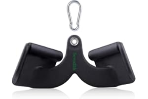SEVNELK Maniglia di fila per macchine per cavi casa/palestra,Combo Tricep Press Down Cable Attachments,T-bar V-Bar bicipiti Curl Tricep LAT pulldown Bar Back Strength Training Handle