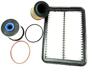 LAKSHMINARAYAN SALES CAR ENGINE AIR FILTER+OIL FILTER+DIESEL FILTER SET OF 3PCS COMPATIBLE WITH BEAT DIESEL