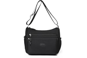 outer treasure Womens Large Crossbody Bag,Shoulder Bag with Wide Strap and Multipurpose Shoulder Nylon Crossbody Bags for Women