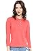 Cult Fiction Peach color 3/4th Sleeves Cotton Polo Tshirt for women
