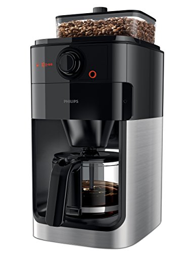 spécification Philips Grind & Brew hd7767/00 Cafetière Filtre 1000 W, en acier inoxydable (Noir)