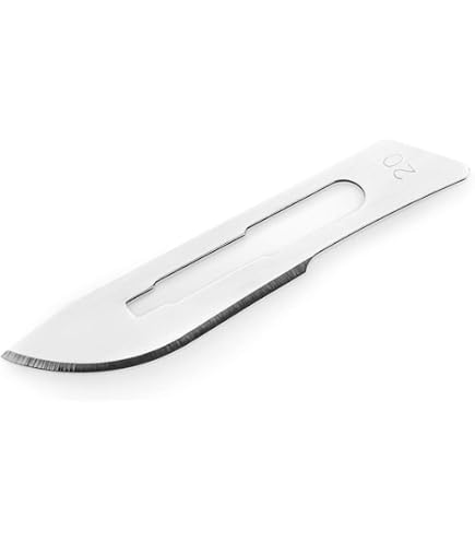 ACCESSORI MANICURE E PEDICURE: LAME BISTURI STERILI IN ACCIAIO INOSSIDABILE