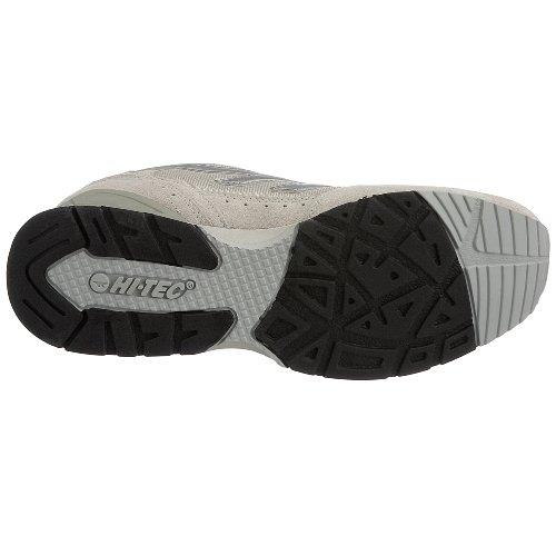 Hi-Tec Unisex-Adult Silver Shadow Grey/Silver/Black Trainer 23339/B64/01 8 UK