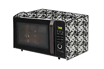 The Furnishing Tree Microwave Oven Cover for Borosil Prima 30 Liter 1500 Watt Convection Oven Toaster Griller (OTG) Trellis Pattern Grey