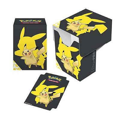 Ultra Pro Pikachu Deck Box w/ Divider for Pokemon Trading Cards