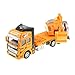 Produktbild Liying 1:48 Diecast Modell LKW Spielzeug Baufahrzeug Pull-back and Go Friction Kunststoff Auto Spielzeugauto Geschenk für Kinder Junge Bagger Gelb