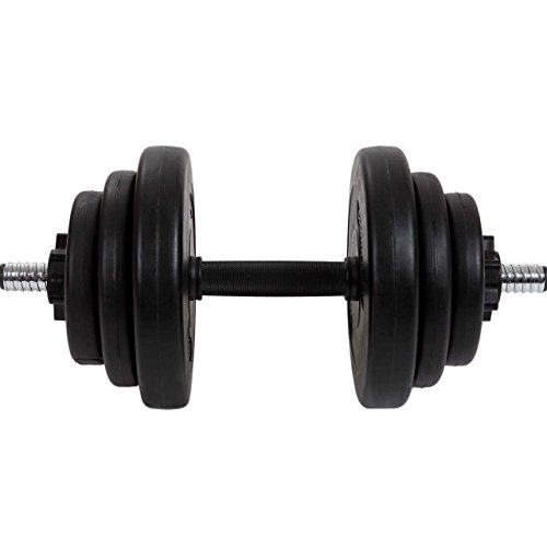 ScSPORTS Kurzhantelset festes 20 kg Kunststoff 25 mm, 10000167 - 3