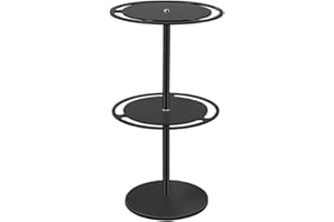 Povxlum Sunglasses Holder Organizer, 360° Rotatable Acrylic Eyeglasses Display Stand, Eyewear Storage Rack for Desk Dresser