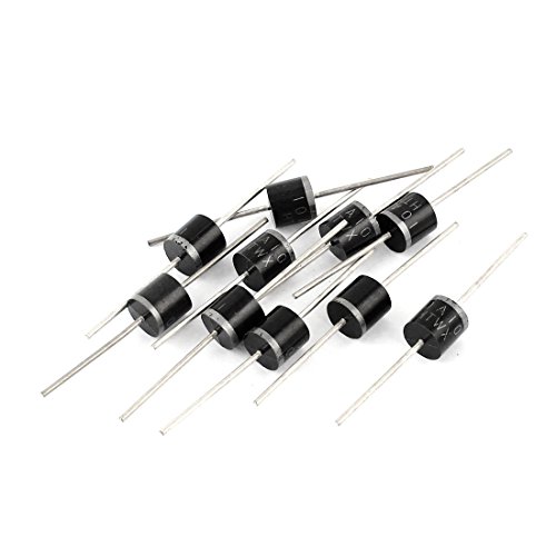 Sourcingmap 10 Stück 10 A10 Dioden R6 Axial Blei Gleichrichter 10 A 1000 V