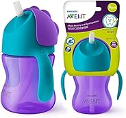 Philips Avent Plastic BPA Free Material Aven Straw Cup SCF796/00 200 ML 1 Piece, Multi