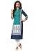 Ishin Cambric Cotton Blue Printed Party Wear Wedding Wear Casual Daily Wear Office Wear Festive Wear Bollywood New Collection Latest Design Trendy Women