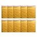 Produktbild Clockeikan 10Pcs Kraft sprudeln Umschläge Padded Mailers Versand Selbst Seal Taschen Gelb