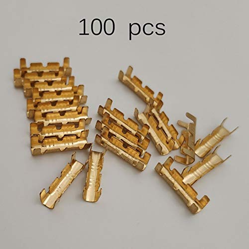 Preisvergleich Produktbild ghfcffdghrdshdfh 100Pcs Dock Connectors Line Pressing Button Quick Connect Button for Wiring Terminals Electrical Connector Kit