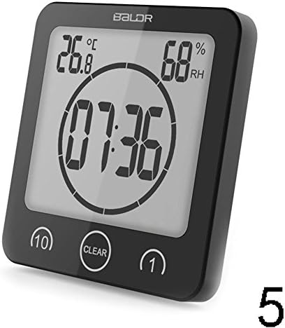 VingDy BALDR Bathroom Clock LCD Waterproof Shower