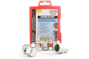 HEYNER Fits Honda Jazz 2002-onwards Wheel Locking Nuts M12x1,5 Anti-theft for alloys CA