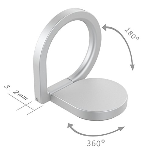 KronyaÂ® | 360Â° drehbarer Ringhalter | Smartphone Halter + StÃ¤nder | Auto Finger-Halter Finger-Halterung Fitness Halterung Hand Handy Ring Sport Tablet Apple iPhone iPad 7 Samsung Galaxy S8 (RosÃ©gold)