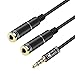 Cable Hunter™ 3.5mm Y Splitter (Pure Copper With Gold Plated Connector) Cable (Black) RS.314.00