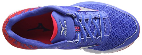 Mizuno Damen Wave Rider 19 Laufschuhe, Violett, UK - 7