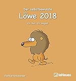 Sternzeichen Löwe 2018 - Sternzeichenkalender, Postkartenkalender, Horoskop, Astro - 16 x 17 cm by 