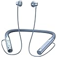 Azonee Neckband Bluetooth Headphones, Wireless Earbuds with Microphone Flashlight Around The Neck Waterproof Sport Headset Noise Cancelling Ear Buds 120H Playtime for Running Cycling