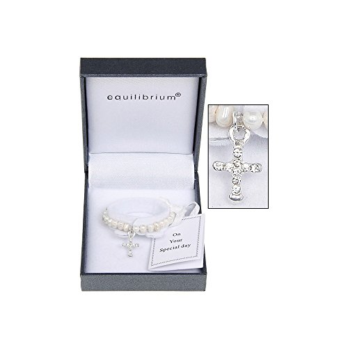 Equilibrium Jewellery Tauf-Armband, Süßwasserperlen