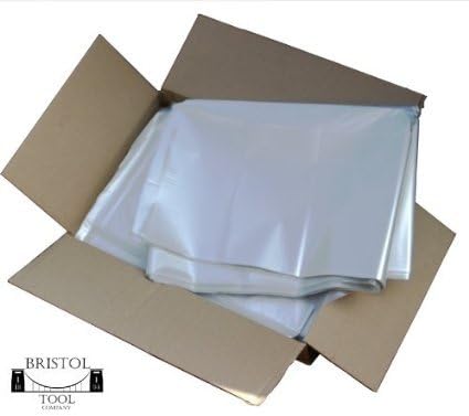200 Liners! 1 Box of 200 Clear Recycled 140 Litre Wheeled Bin Liners By Bristol Tool Company