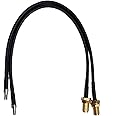 Adattatore connettore TS9 maschio verso SMA femmina cavo nero 20 cm per antenna esterna compatibile Router 4G LTE 5G Huawei e