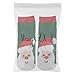 Toddler Baby Boy Girl Christmas Socks Gifts (4-6Y, Santa Claus Print)